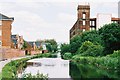 Rochdale Canal, Lancashire: view east from Moss Upper Lock No 49