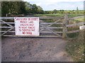 Gate to Brockamin Fisheries