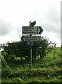 Roadsign near Auldhouse