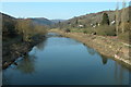 SO5301 : River Wye from Brockweir by Philip Halling