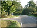 Junction of Middle Street with Gadbrook Road (left)