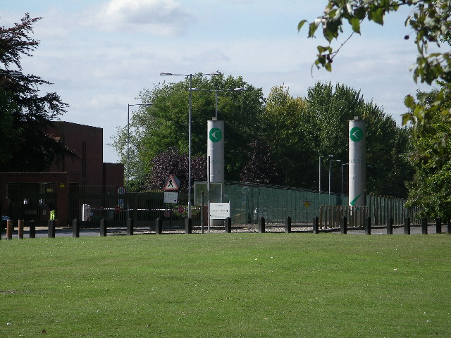 Entrance to Grove Technology Park, Metal Box on Left