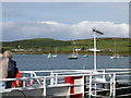 NR6548 : Ardminish Bay taken from Gigha ferry. by Johnny Durnan
