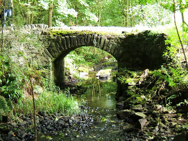 An old cartpath and bridge within Ardwell Estate