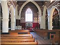 Interior of church at former St David