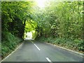 Narrow steep road past the quarry