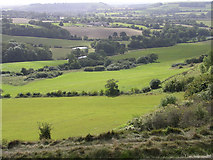 ST7605 : View south across Balmers Coombe Bottom from Rawlsbury hillfort by Jim Champion