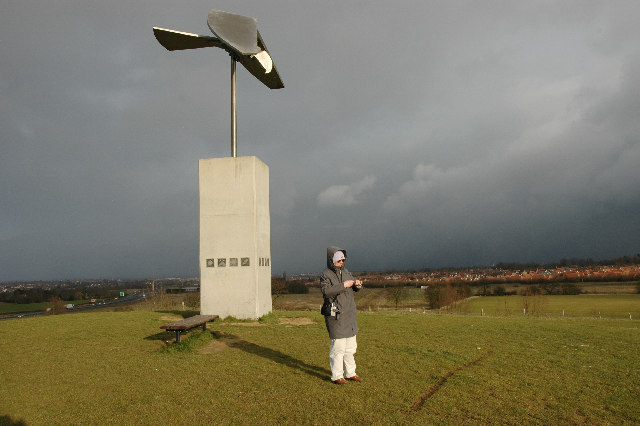 Bird Sculpture above Great Notley Country Park