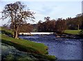 SK2568 : River Derwent at Chatsworth by Lynne Kirton