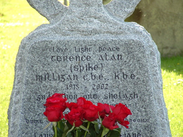 Spike Milligan's Headstone, Winchelsea, E.Sussex.