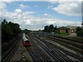 Piccadilly/District Line Junction with Acton Town depot