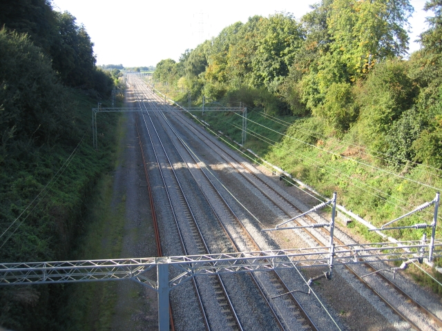 West Coast Main Line near Easenhall