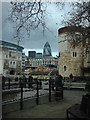 The Tower of London and the Swiss Re building