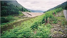 NN3477 : Loch Treig dam by Pip Rolls