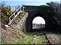 SH4180 : Bridge over disused railway, Anglesey by Ralph Rawlinson