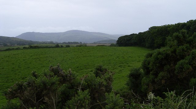 Farmland south of Ballagyr Lane