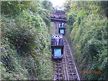 SS7249 : Lynton's Cliff Railway by charles