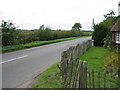 Road heading west from south entrance to Claydon House