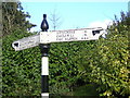 Road Sign in Carmunnock