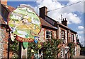 TF9441 : Village sign, Warham, North Norfolk by David Williams