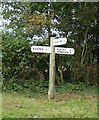 Detail of the Finger Post on E side of the Road Junction.