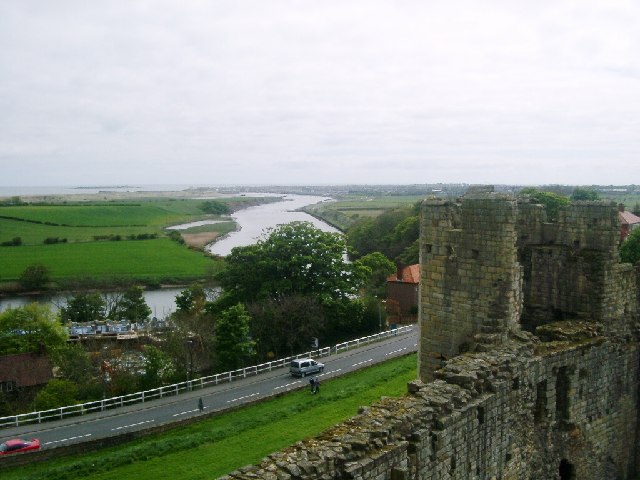 River Coquet and Warkworth Harbour from the Castle