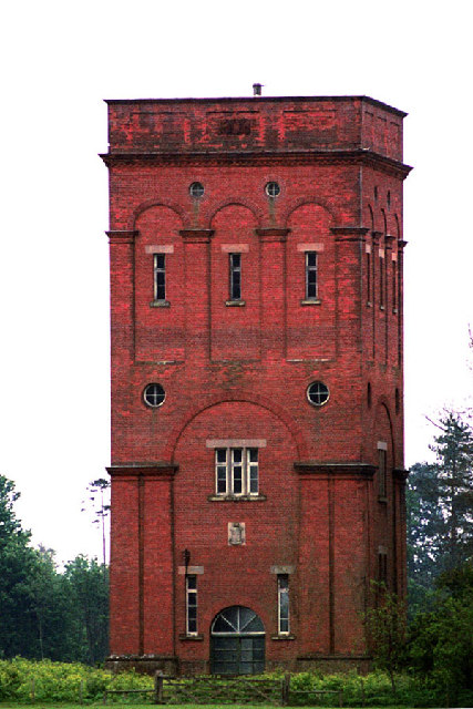 Water tower on Benacre Estate, Suffolk