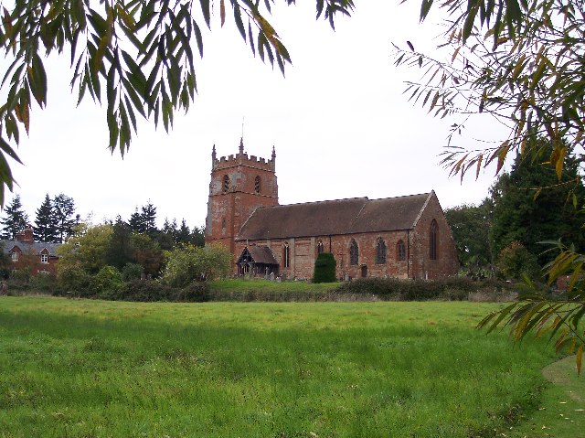 Martley Church from St Peter's Meadow