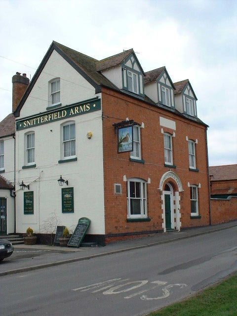 The Snitterfield Arms on the road to Bearley