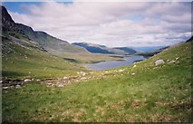 NN5070 : Bealach Breabag with Loch a Bhealaich Beithe by Pip Rolls