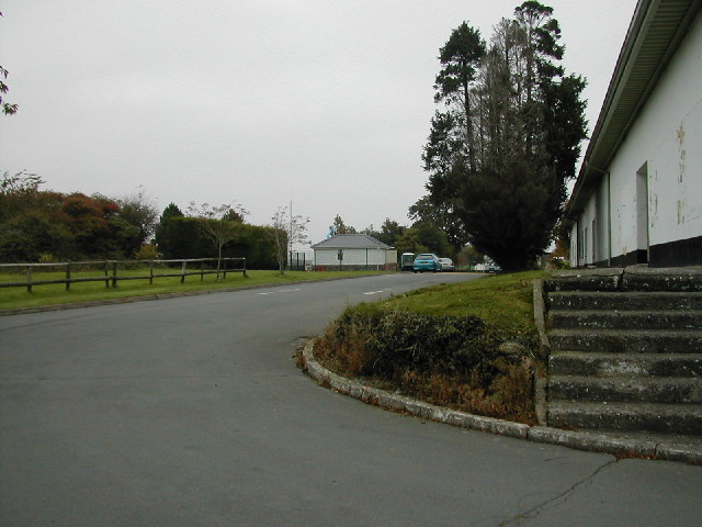 Entrance to Hafan Y Mor holiday camp