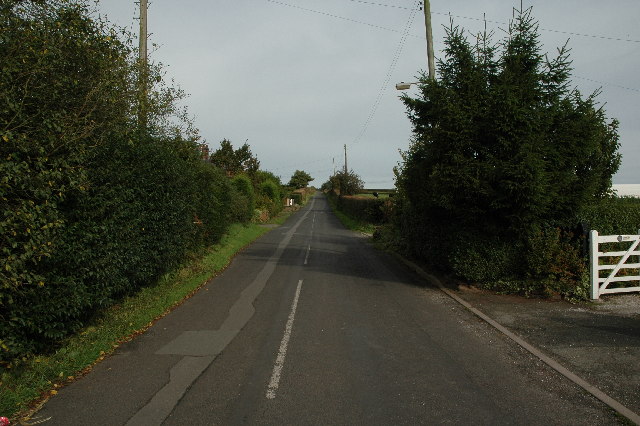 New Pale Road near Mouldsworth