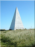 NU1343 : Emmanuel Head Beacon - Holy Island by Ian Knox
