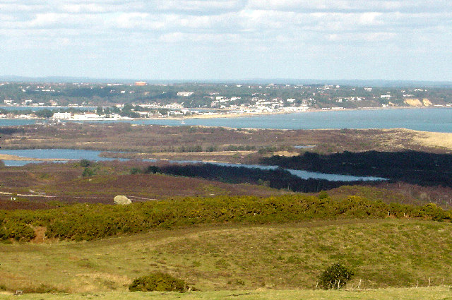 Viewpoint on B 3351 towards Sandbanks &... © Crispin Purdye cc-by-sa/2. ...