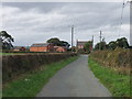 Farm buildings at Cae-gwydd