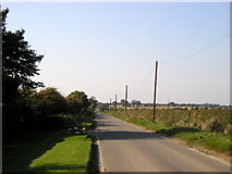 SE9733 : The road west out of Little Weighton. by Andy Beecroft