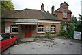 Derelict entrance to Shawford Railway Station