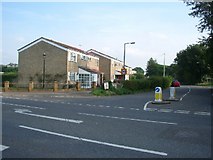 TQ1266 : Junction of Fieldcommon Lane with Molesey Road by Andrew Longton