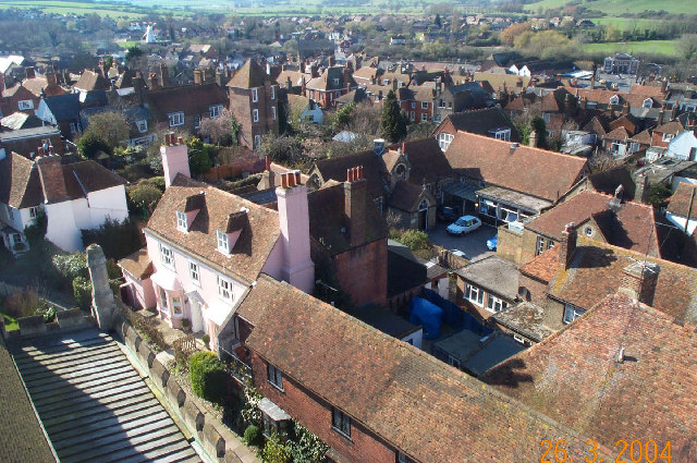 Rye from the tower of St Mary's Church (4)