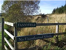 NH5665 : Fannyfield by Donald H Bain