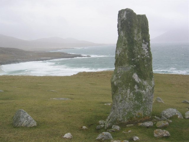 Clach Mhicleoid  Standing Stone, South Harris