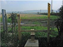 SK7429 : Stile on Hose Lane, Vale of Belvoir by Kate Jewell