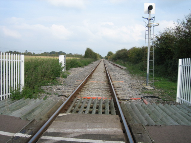 Railway looking north-east towards Bicester