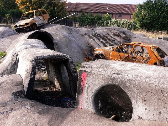 Burnt Out Cars