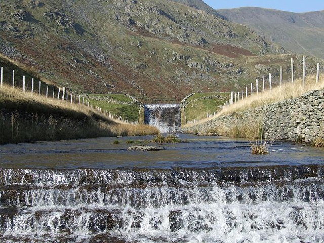 Weir and outflow