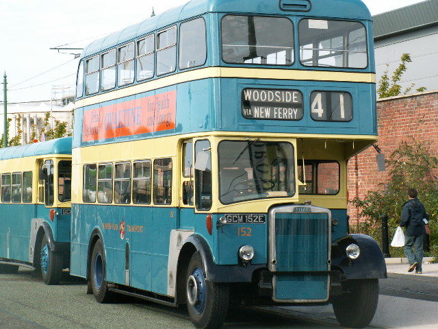 Birkenhead blue bus.