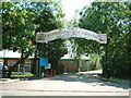 Entrance to Wembley FC ground, Vale Farm