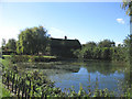 TL6303 : Pond and Barn, Gorrell's Farm by John Winfield