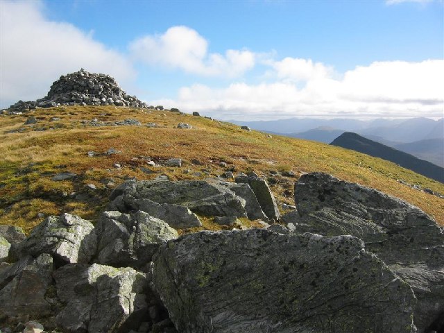 Summit Cairn, Sgurr a Mhaim, 3,605 feet (1099 m)