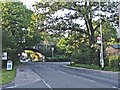 Crews Hill, Enfield, looking west towards the railway bridge